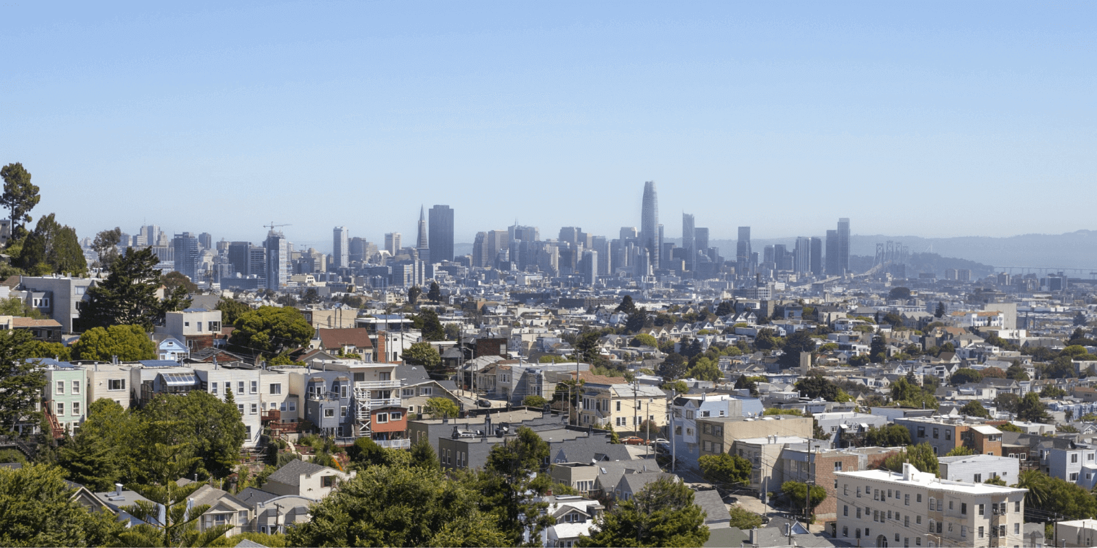 Image of City of San Francisco and nearby homes